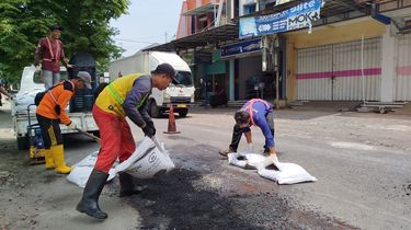 Anggaran Infrastruktur Menyusut, Banyuwangi Genjot Tambal Sulam Jelang Lebaran