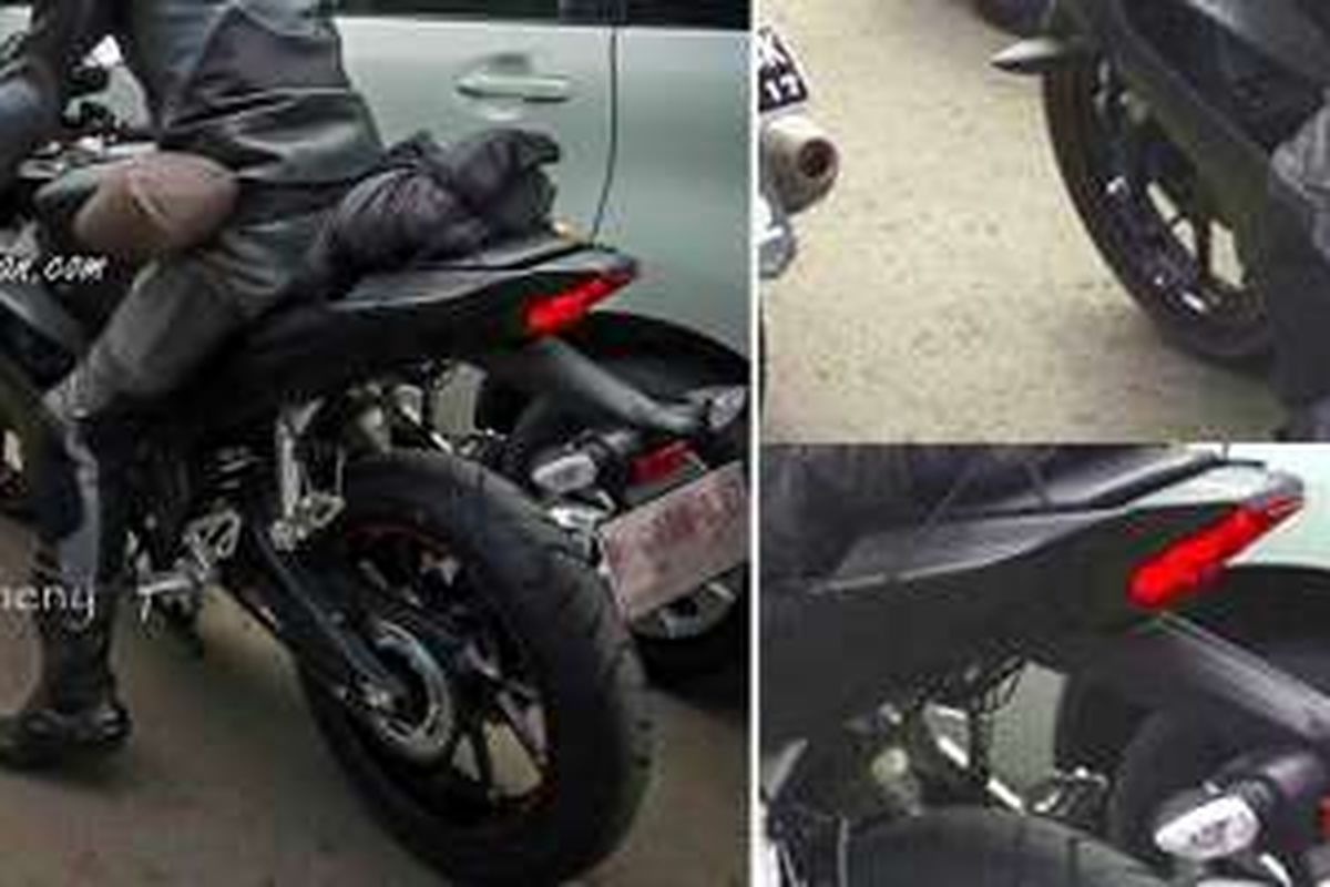 Spyshot dari penggiat blog, diduga Yamaha R15 terbaru.