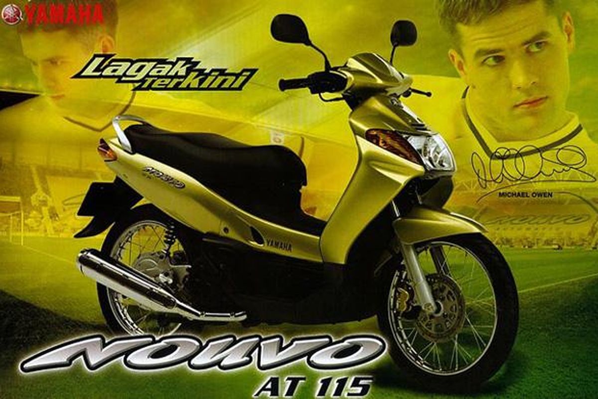 Yamaha Nouvi generasi pertama yang meluncur di Indonesia.