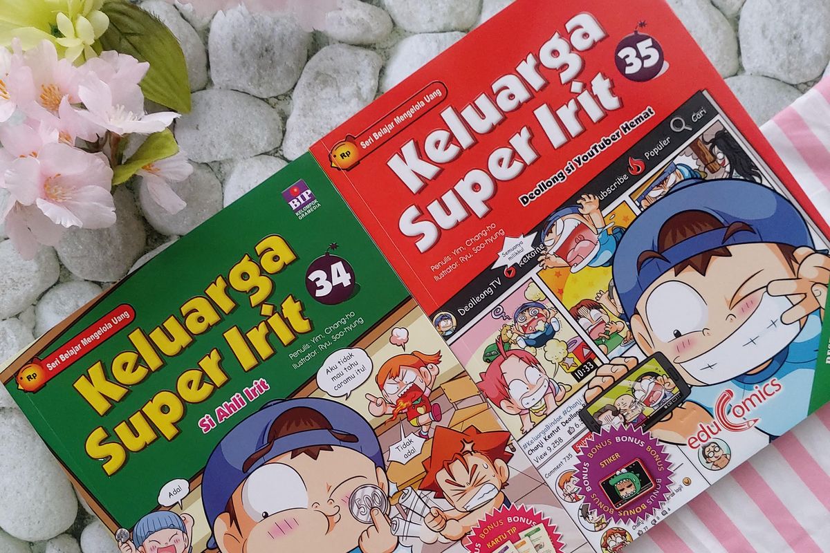 Buku Keluarga Super Irit mengajarkan pembacanya tips menghemat uang, mendapatkan pemasukan tambahan hingga life hack.