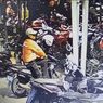 Maling di Bekasi Gasak Motor Pengunjung Pusat Perbelanjaan dalam 5 Detik