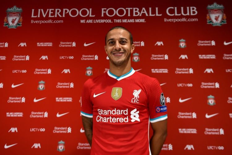 Pemain baru Liverpool, Thiago Alcantara.