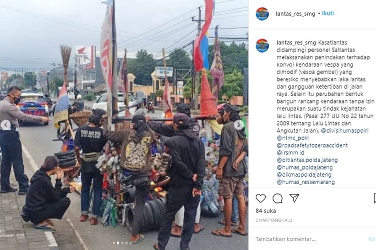 Modifikasi Vespa ekstrem