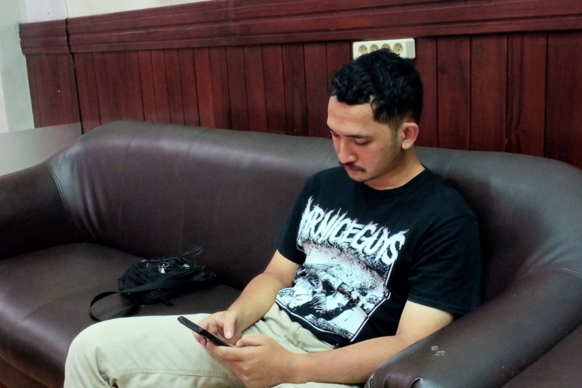 Suasana di ruang wartawan Gedung DPRD Kota Malang, Jumat (22/3/2024). 