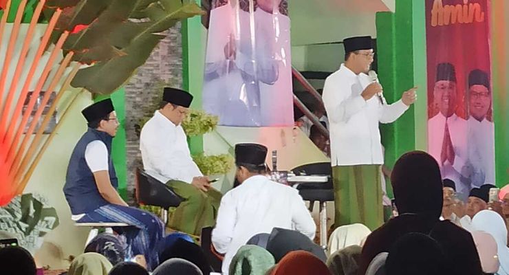 Safari Kampanye Paslon Amin di Madura Ditutup di Pesantren Syaikhona Kholil Bangkalan