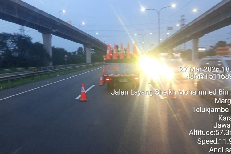 Contraflow Tol Jakarta–Cikampek Ditambah Jadi 2 Lajur, Ini Titiknya