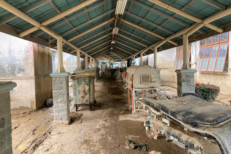 Kondisi terkini RSUD Aceh Tamiang di Kecamatan Karang Baru, Kabupaten Aceh Tamiang, Provinsi Aceh, Minggu (28/12/2025).