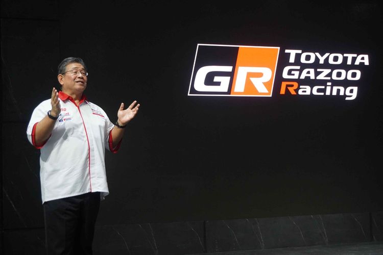 Para pebalap dan tim Toyota Gazoo Racing Indonesia 