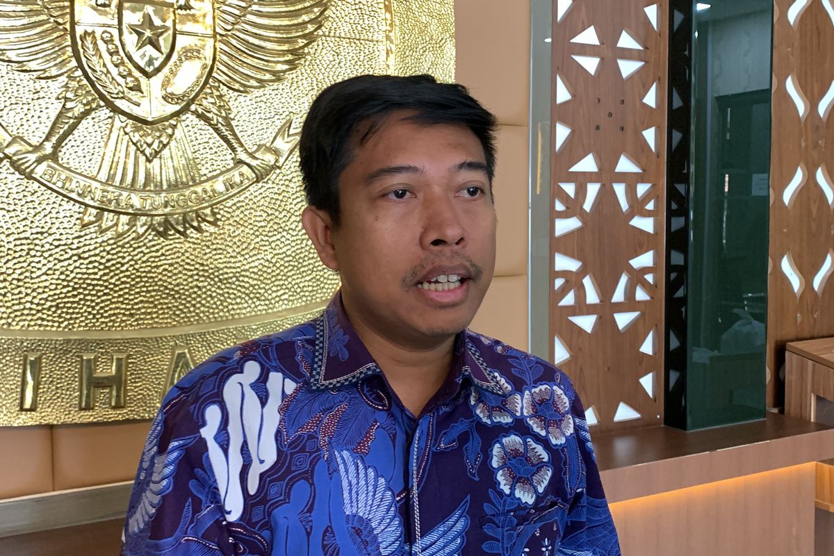 Kepala Divisi Teknis Penyelenggaraan Pemilu KPU DKI Jakarta Dody Wijaya saat ditemui di Kantor KPU DKI Jakarta Pusat, Kamis (2/5/2024).