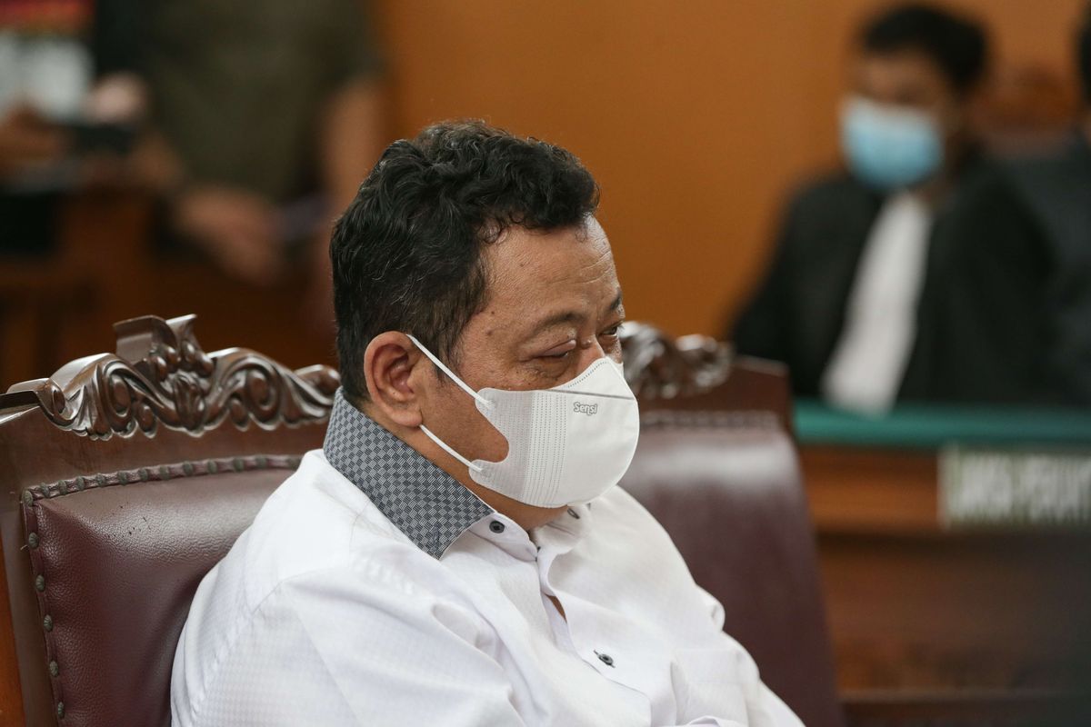 Terdakwa kasus pembunuhan berencana Brigadir J atau Nofriansyah Yosua Hutabarat, Kuat Ma'ruf menjalani persidangan di Pengadilan Negeri Jakarta Selatan, Senin (16/1/2022). Agenda sidang kali ini pembacaan tuntutan oleh Jaksa Penuntut Umum.