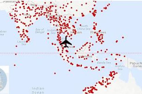 Ini Bandara yang Bisa Dijangkau Pesawat Malaysia Airlines MH370