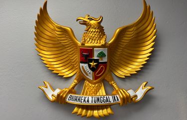 Lambang negara Garuda Pancasila. Momen Hari Lahir Pancasila setiap tanggal 1 Juni mengingatkan pada proses perumusan ideologi dan dasar negara Republik Indonesia tersebut.
