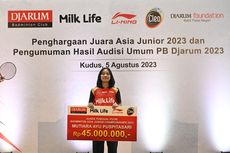 Juara Asia Junior Championships 2023, Mutiara Ayu Terima Bonus Rp 45 Juta