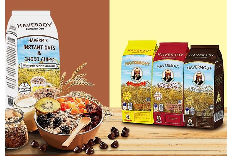 Haverjoy Oats tersedia dalam berbagai varian rasa.