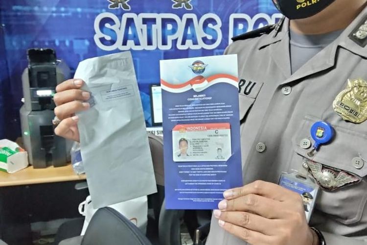 Bentuk SIM yang dibuat secara online