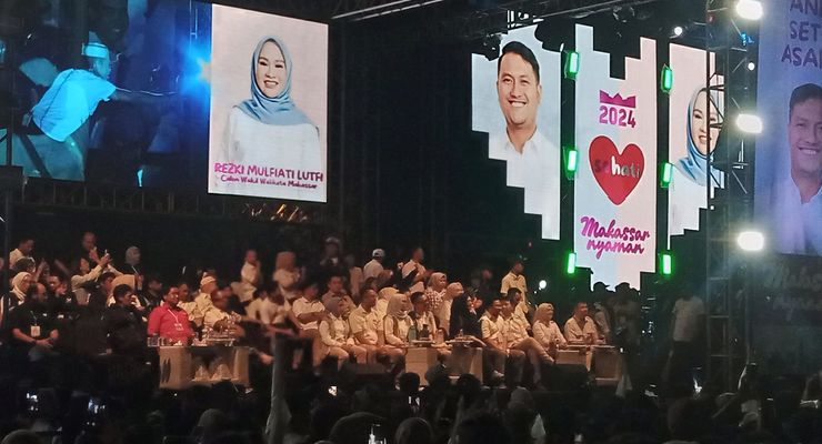 Seto-Rezki Jadi yang Pertama Deklarasi Maju Pilkada Makassar 2024