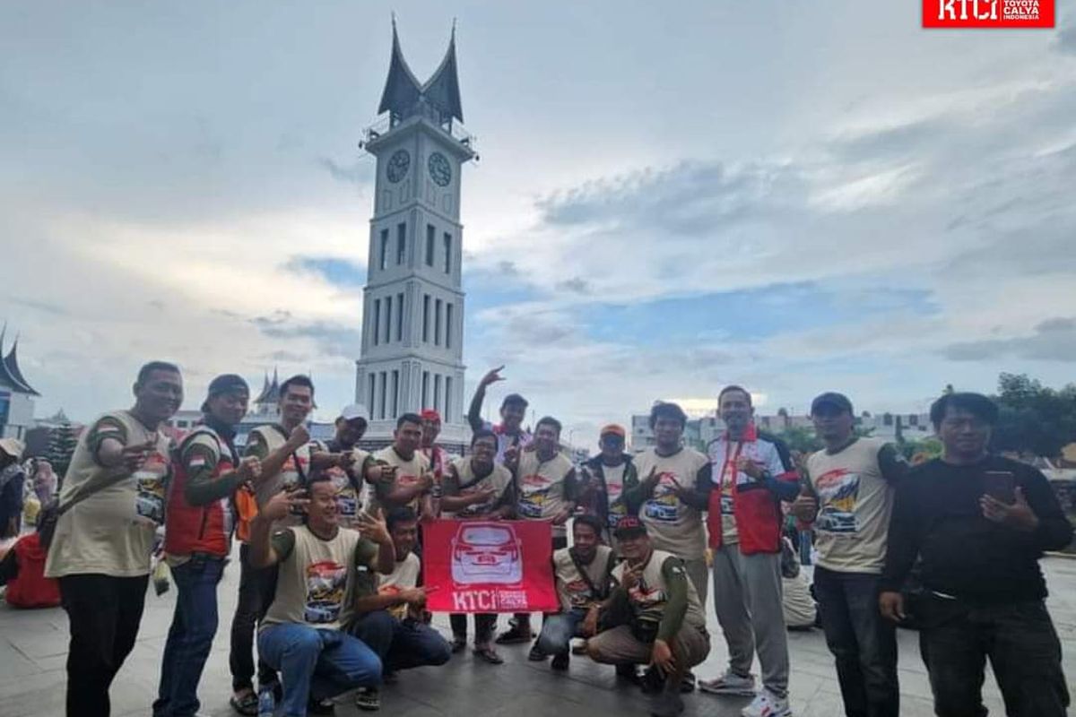 Komunitas Toyota Calya Indonesia (KTCI) baru saja menyelesaikan kegiatan touring panjang dari Jakarta menuju Bukit Tinggi Sumatera Barat pada Jumat (11/02/2024)