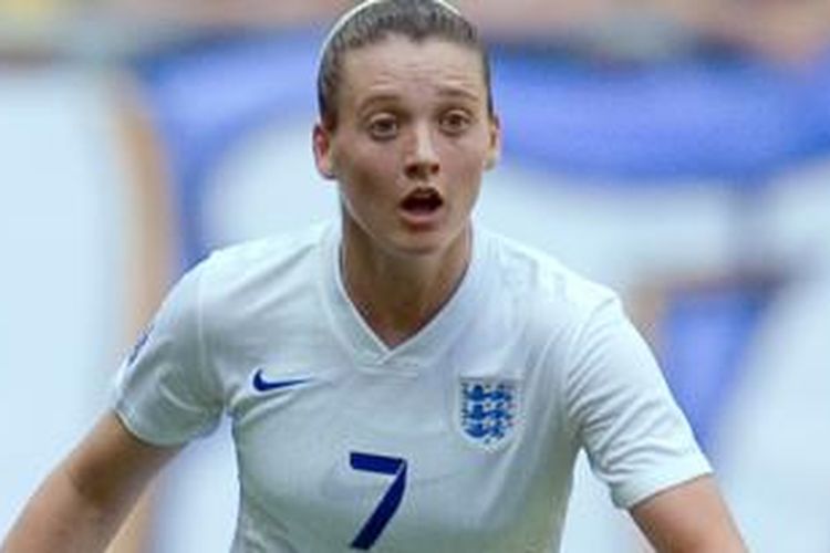 Jade Moore, salah satu pemain timnas sepak bola perempuan Inggris.