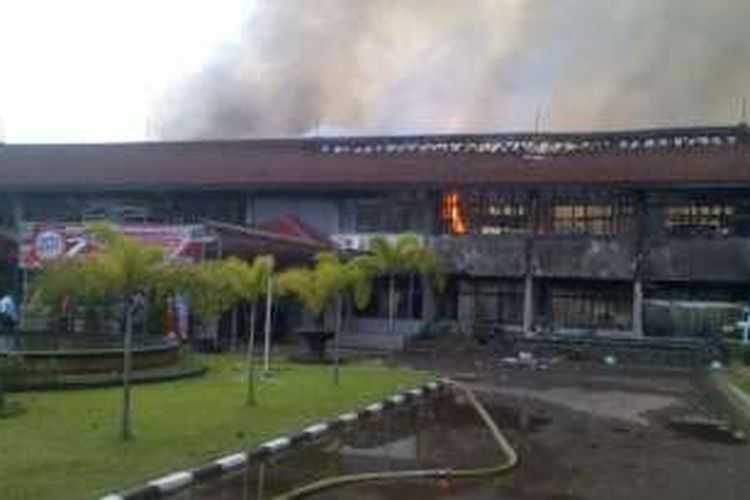 Kondisi lapas Banceuy di Jalan Soekarno-Hatta, Kota Bandung, Sabtu (23/4/2016). 