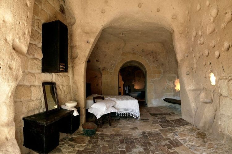 Ilustrasi Sextantio Le Grotte Della Civita, Matera, Italia