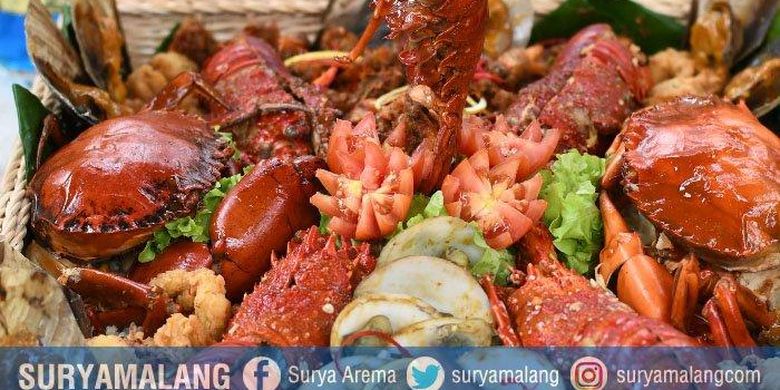 Nasi goreng seafood termahal di Indonesia Rp 1,7 juta seporsi.