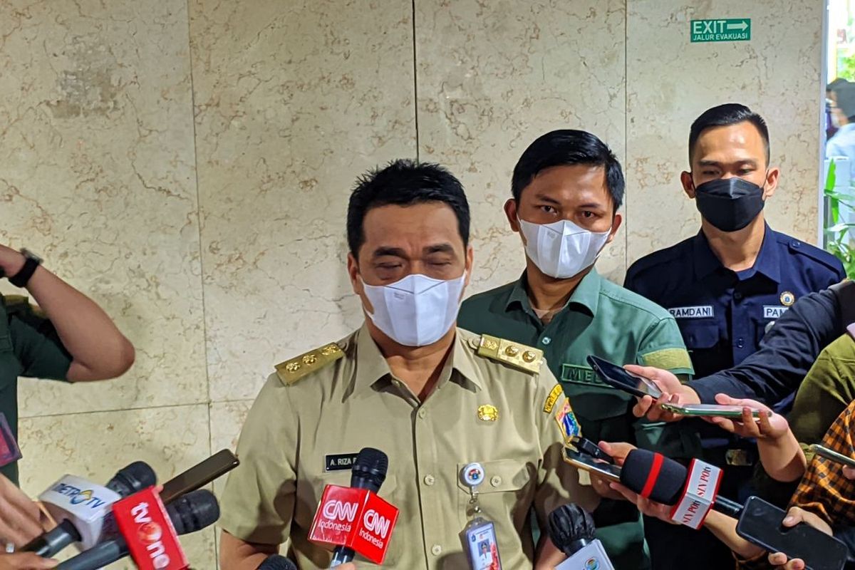 Wakil Gubernur DKI Jakarta Ahmad Riza Patria saat ditemui di Balai Kota DKI Jakarta, Senin (3/1/2022)