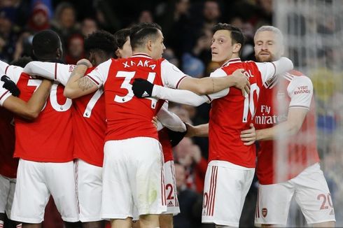 Arsenal Vs Everton, The Gunners Menang dengan Skor Tipis 3-2