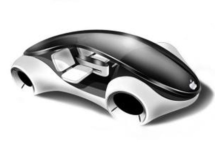 Gambaran mobil Apple di masa depan