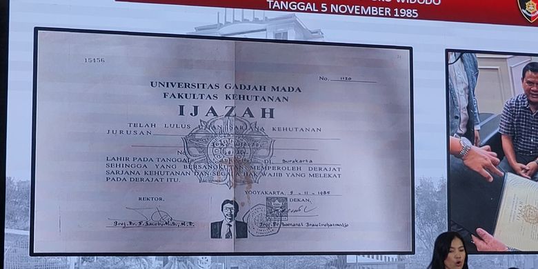 Ijazah Jokowi Lolos Uji Forensik: Identik dengan Alumni UGM Angkatan Sama!
