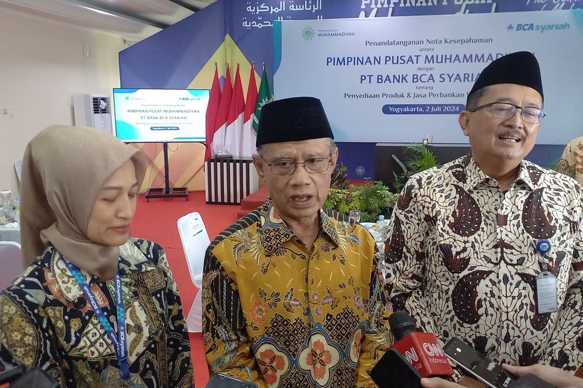 Haedar Nashir saat ditemui di Kantor PP Muhamamdiyah, Selasa (2/7/2024)