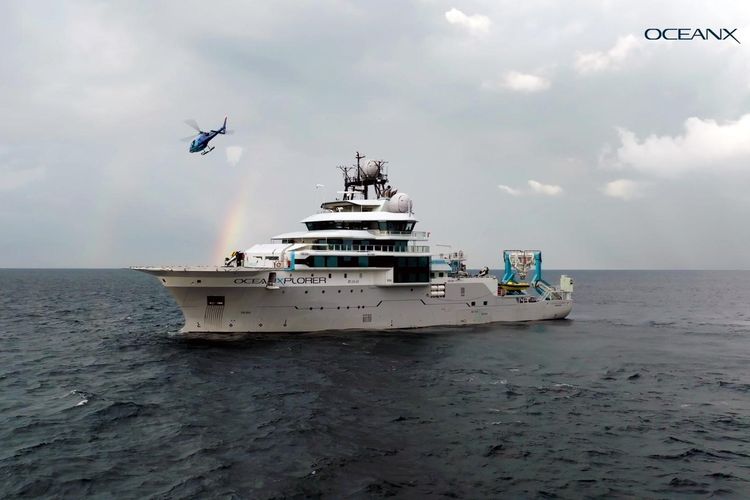 Potret OceanXplorer, kapal eksplorasi laut canggih milik Organisasi nirlaba eksplorasi laut global, OceanX.