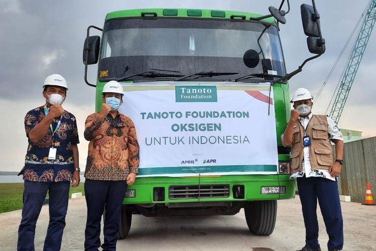 Tanoto Foundation donasikan oksigen 500 ton untuk berbagai RS di Jawa-Bali