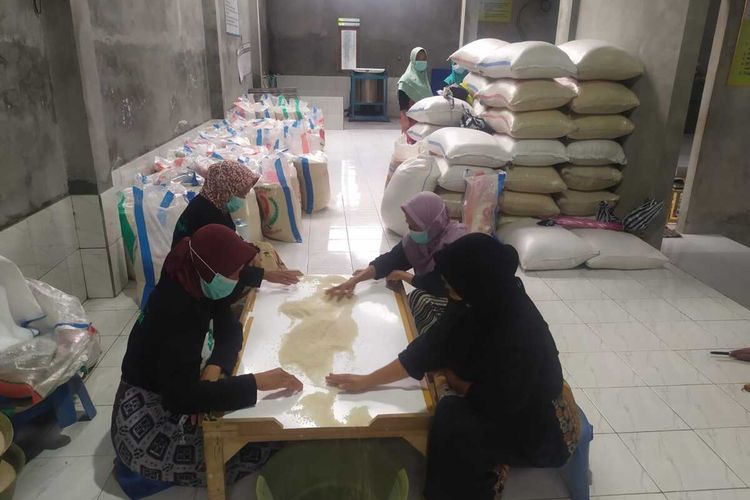 Gabungan Petani Organik (Gupon) Sekarlangit Grabag, Kabupaten Magelang, Jawa Tengah, Sabtu (13/11/2021).