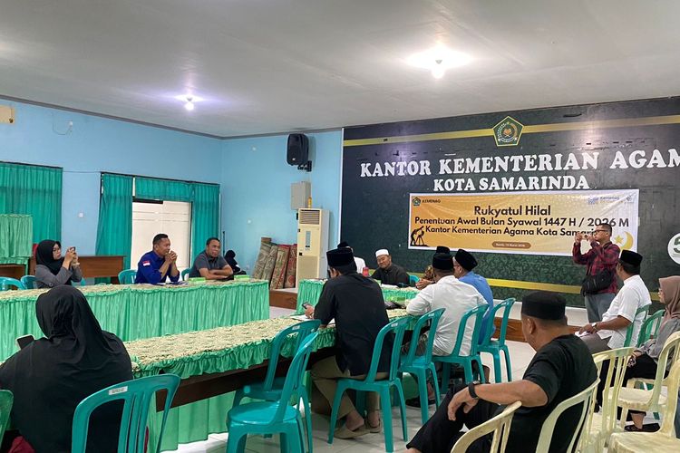 Jelang Sidang Isbat, Hilal di Samarinda Tak Terlihat