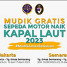 Kuota Mudik Gratis 2023 dengan Kapal Laut Sudah Terisi Lebih dari 50 Persen