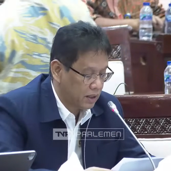 Menkeu Purbaya Yudhi Sadewa saat Rapat Kerja (Raker) dengan Komisi XI DPR RI pada Selasa (30/9/2025).