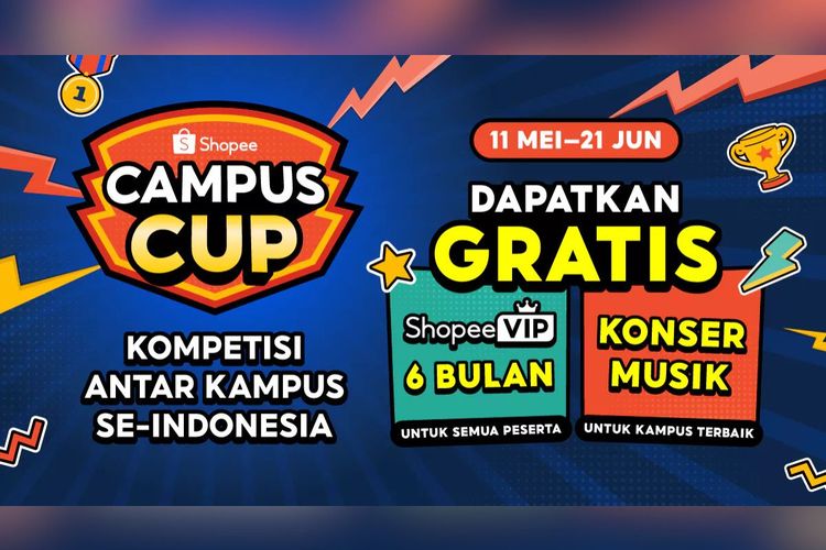 Antusiasme Tinggi, Shopee Campus Cup Resmi Diperpanjang hingga 21 Juni, Yuk Ikutan!