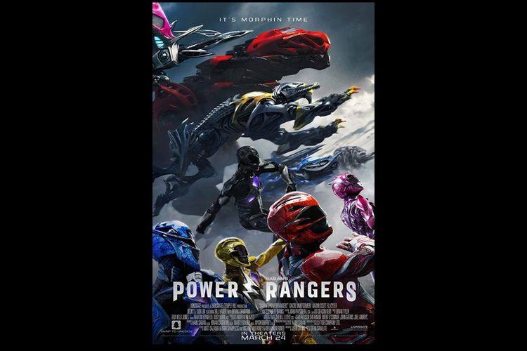 Poster film Power Rangers.