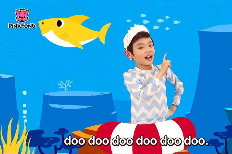 video musik dari Baby Shark Dance ini telah menjadi video YouTube pertama yang memiliki penonton hingga 10 miliar.