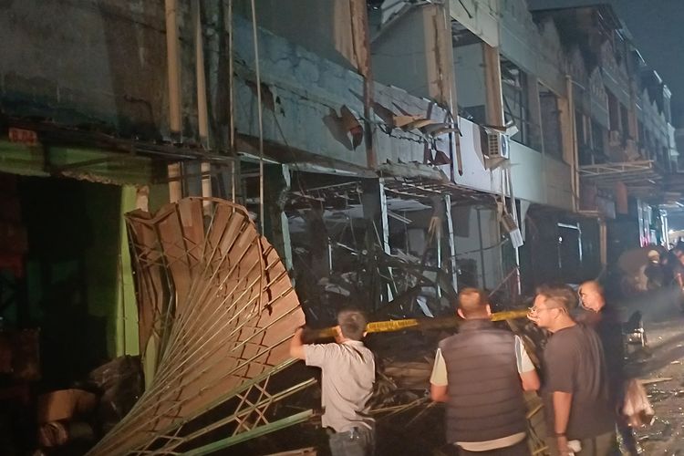 Ledakan di Tangsel Diduga Berasal dari Area Ruko Samping Pasar Cimanggis