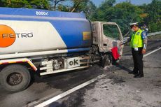 Truk Tangki Pengangkut Solar Terbakar di Tol Kejapanan, Arus Lalin Sempat Tersendat