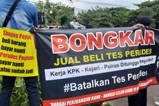 Diduga Banyak Kejanggalan, Sejumlah Warga Blora Demo Batalkan Hasil Tes Perades