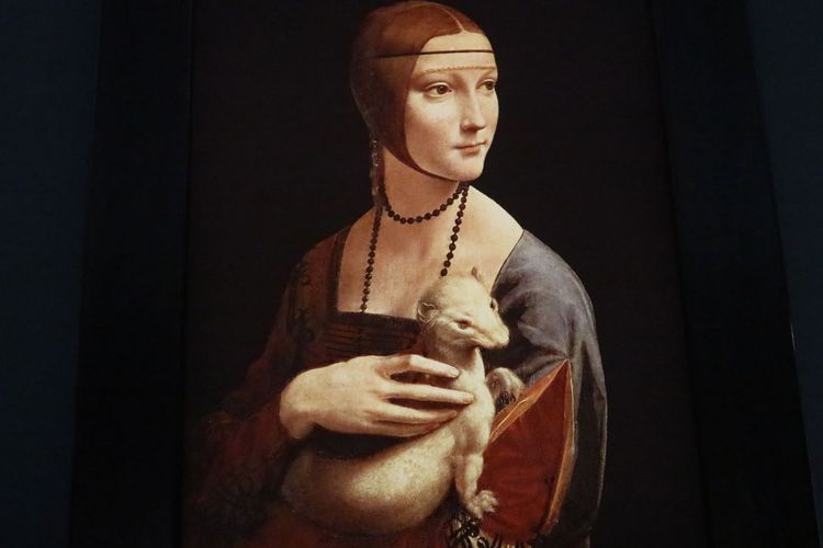 The Lady with an Ermine karya Leonardo da Vinci di Museum Mandiri 