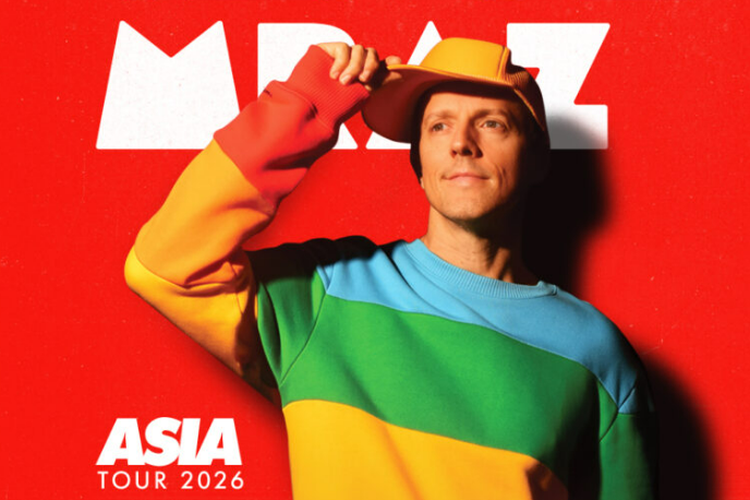 Jason Mraz Gelar Tur Asia 2026, Asia Tenggara Kebagian Tiga Negara