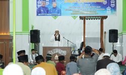 Safari Ramadhan di Kampung Langkai, Bupati Siak Jelaskan Soal Pembebasan BPHTB