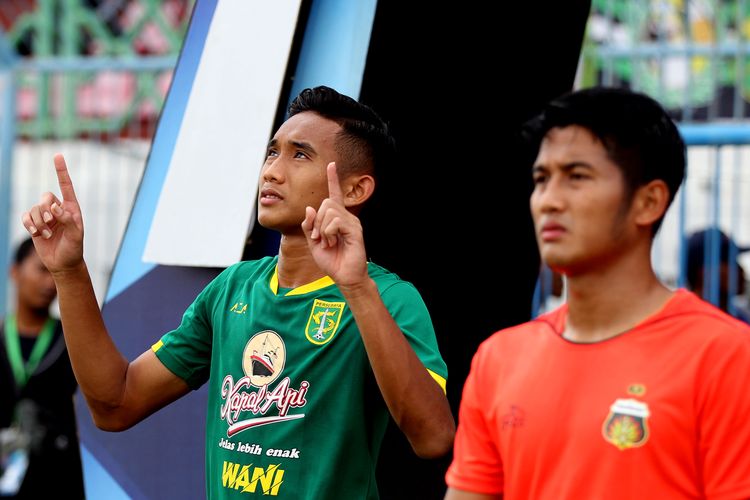 Pemain muda Persebaya Surabaya musim 2020, Rizky Ridho Ramadhani.