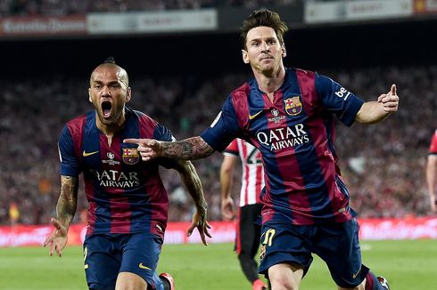 Respons Berkelas Dani Alves Saat Tahu Rekornya Sedang Diincar Lionel Messi