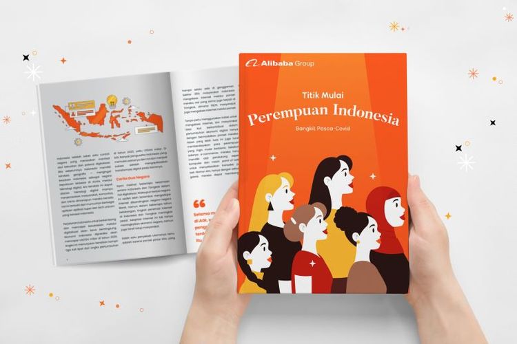 Buku Titik Mulai Perempuan Indonesia Bangkit Pasca-Covid ang diterbitkan Alibaba Group


