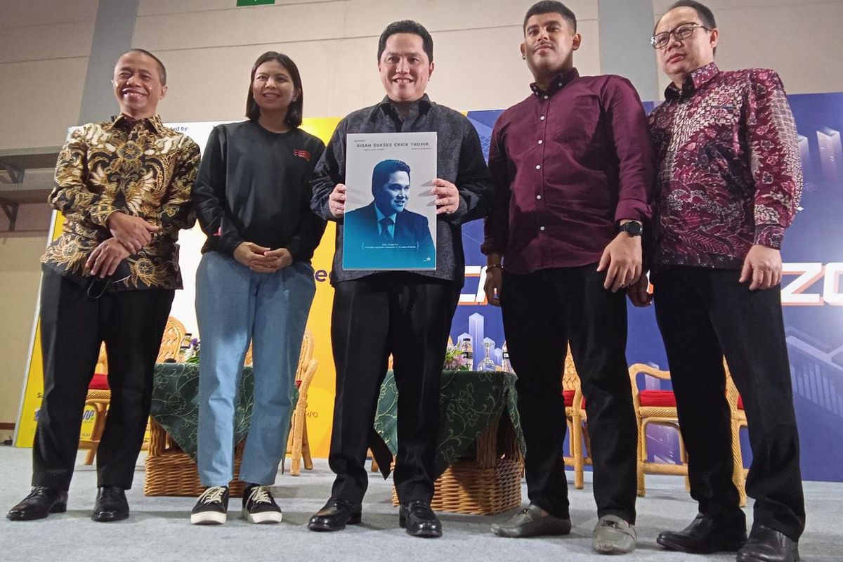 Erick Thohir Rilis Buku (Bukan) Kisah Sukses Erick Thohir  Biografi Perjalanan Karir dan Hidupnya  