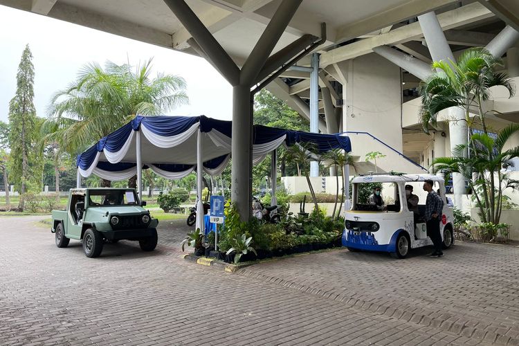 Mobil listrik dan otonomos hasil karya mahasiswa ITS